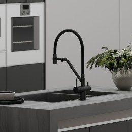Смеситель для кухни Sancos Dora SC4003MB черный матовый
