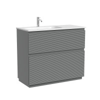 Тумба под раковину Sancos Folk Floor 99,5 FL100FLES цвет Ergraut soft