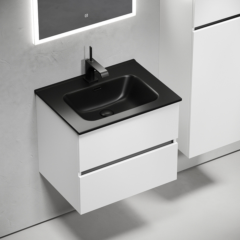 Тумба под раковину Sancos Urban 60 UR60W подвесная Белый глянец
