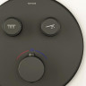 Душевая система Sancos Space SC3006MB с термостатом Черная матовая