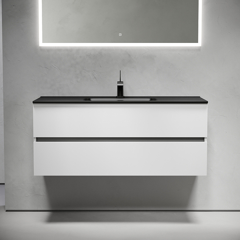 Тумба под раковину Sancos Urban 120 UR120-1W подвесная Белый глянец