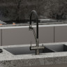 Смеситель для кухни Sancos Dora SC4003GG Вороненая сталь Черный