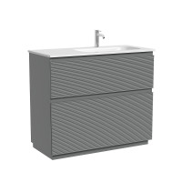 Тумба под раковину Sancos Folk Floor 99,5 FL100FRES цвет Ergraut soft