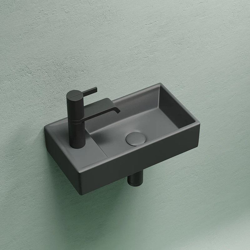 Раковина Ceramicanova Element 41 R CN6051RMDH Темный антрацит матовый