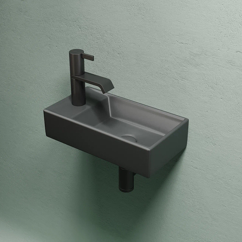 Раковина Ceramicanova Element 41 R CN6051RMDH Темный антрацит матовый