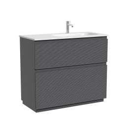 Тумба под раковину Sancos Folk Floor 99,5 FL100FRGS цвет Grey soft