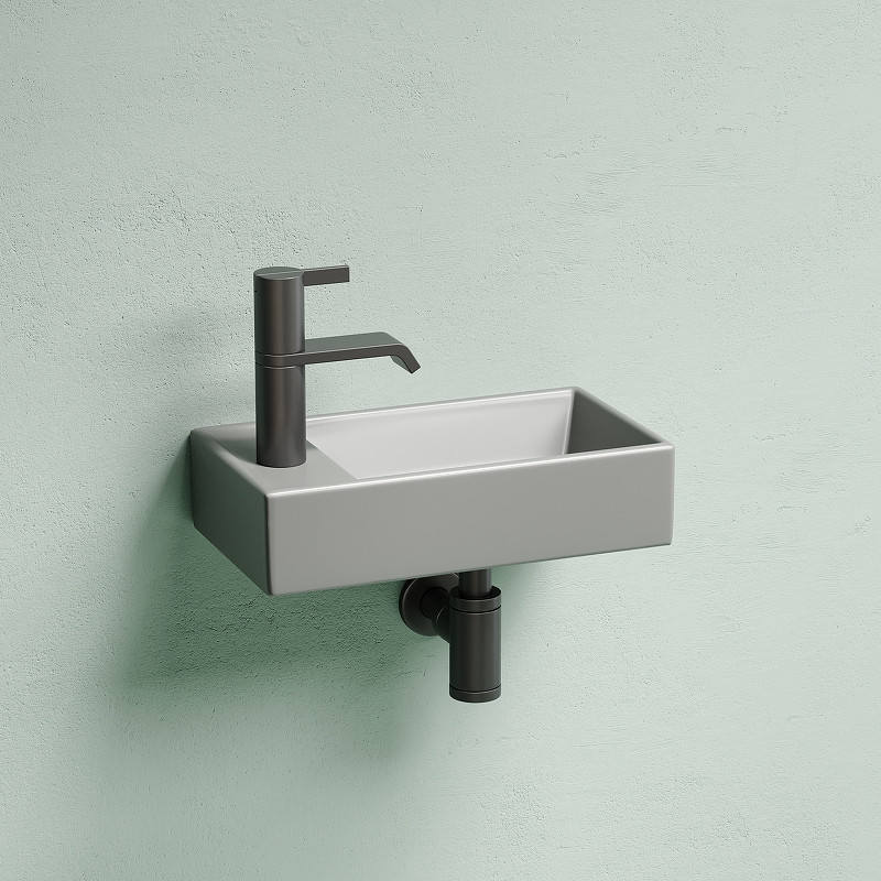 Раковина Ceramicanova Element 41 R CN6051RMH Антрацит матовый