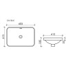 Раковина Ceramicanova Element 60 CN5041 Белая