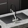 Смеситель для кухни Sancos Dora SC4003GR Белый гранит Черный