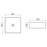 Раковина-чаша Ceramicanova Element 36 CN6068 Белая
