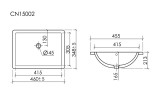 Раковина Ceramicanova Era 46 CN15003 цвет Белый