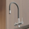Смеситель для кухни Sancos Lucia SC4004CH Хром Серый