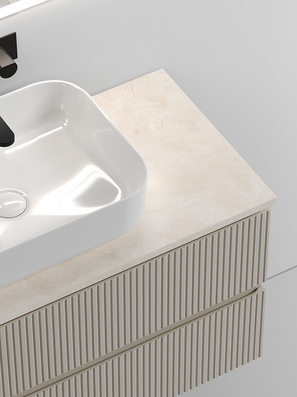 Тумба под раковину Sancos Snob T 100 SNT100CE подвесная Beige Soft