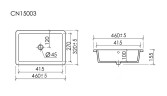 Раковина Ceramicanova Era 53 CN15004 цвет Белый
