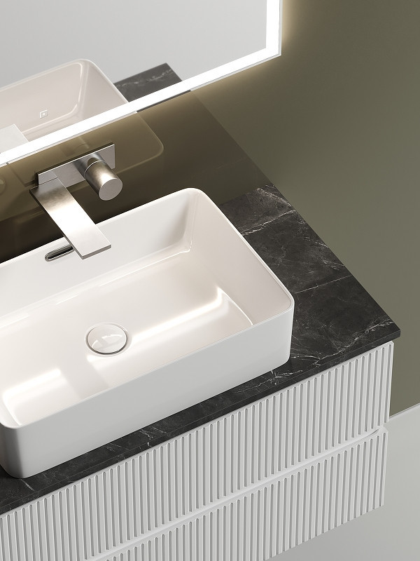 Тумба под раковину Sancos Snob T 100 SNT100W подвесная Bianco