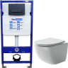 Комплект унитаза Ceramicanova Forma CN3009 с инсталляцией WellWant Standart 50 WWISI111BB