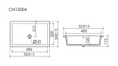 Раковина Ceramicanova Era 47 CN15005 цвет Белый