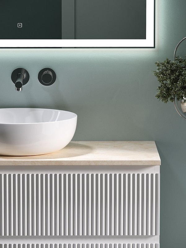 Тумба под раковину Sancos Snob R 100 SNR100W подвесная Bianco