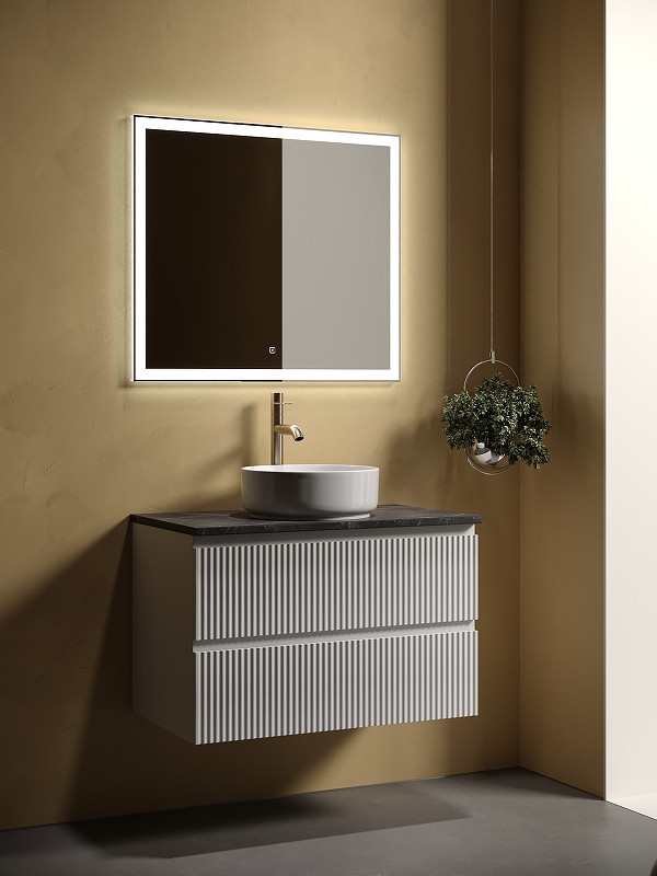 Тумба под раковину Sancos Snob R 100 SNR100W подвесная Bianco
