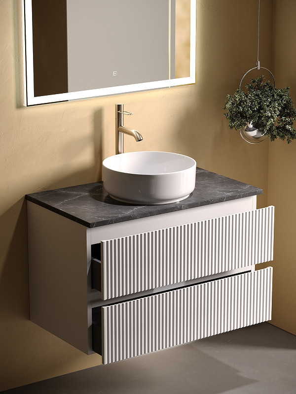 Тумба под раковину Sancos Snob R 100 SNR100W подвесная Bianco