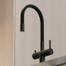 Смеситель для кухни Sancos Lucia SC4004MB черный матовый