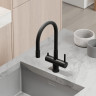 Смеситель для кухни Sancos Lucia SC4004MB черный матовый