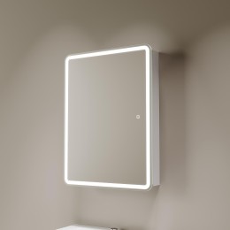 Зеркальный шкаф Sancos Diva 60 DIV600 с подсветкой цвет Белый