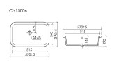 Раковина Ceramicanova Era 61 CN15007 цвет Белый
