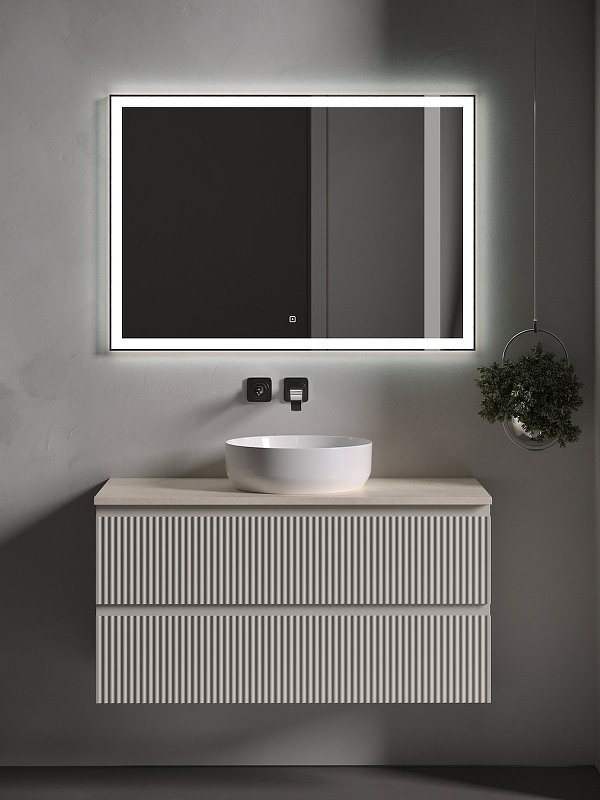 Тумба под раковину Sancos Snob R 100 SNR100CE подвесная Beige Soft