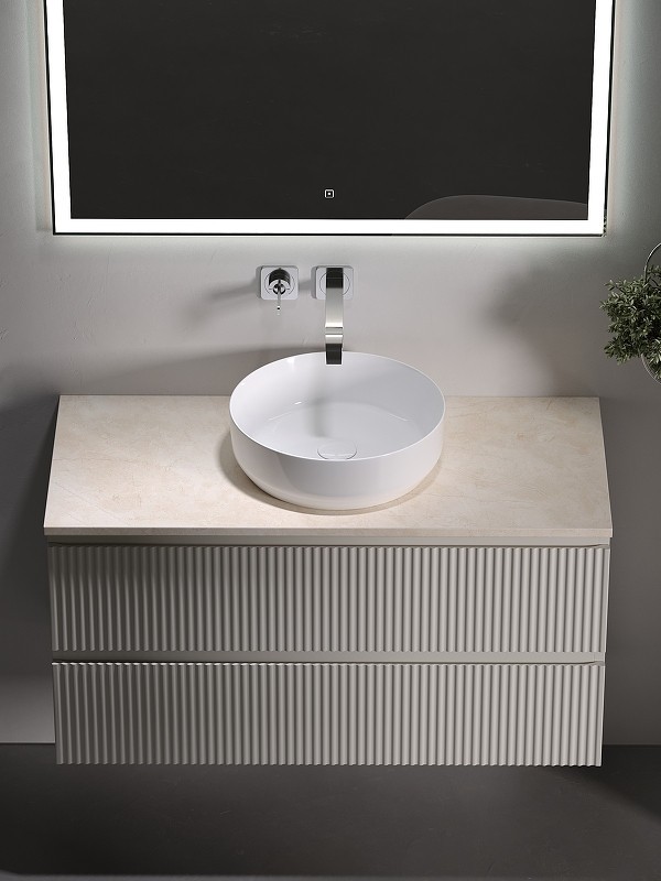 Тумба под раковину Sancos Snob R 100 SNR100CE подвесная Beige Soft