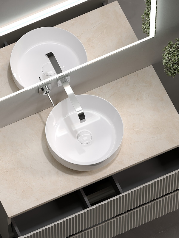 Тумба под раковину Sancos Snob R 100 SNR100CE подвесная Beige Soft