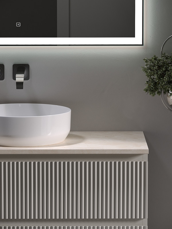 Тумба под раковину Sancos Snob R 100 SNR100CE подвесная Beige Soft