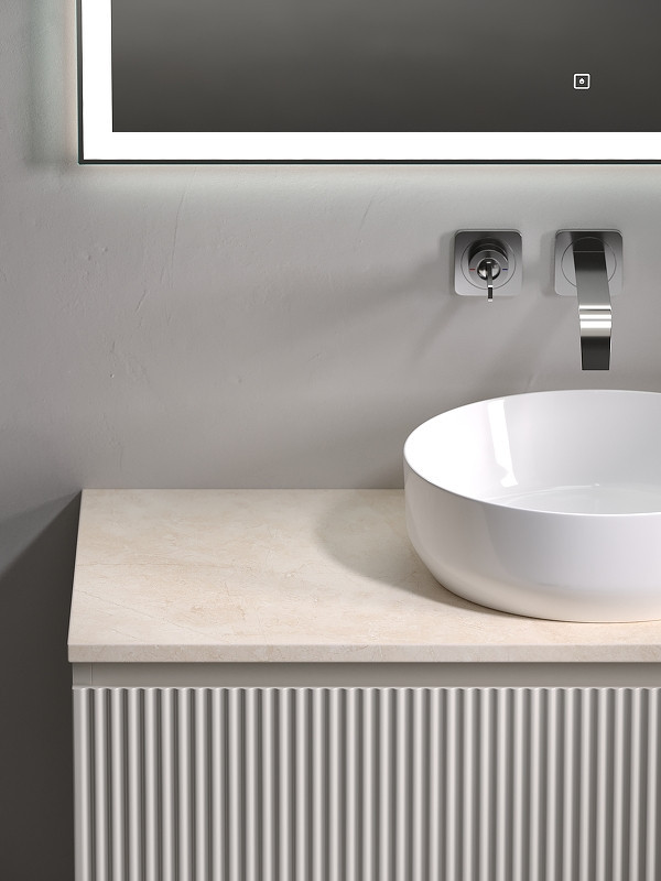 Тумба под раковину Sancos Snob R 100 SNR100CE подвесная Beige Soft