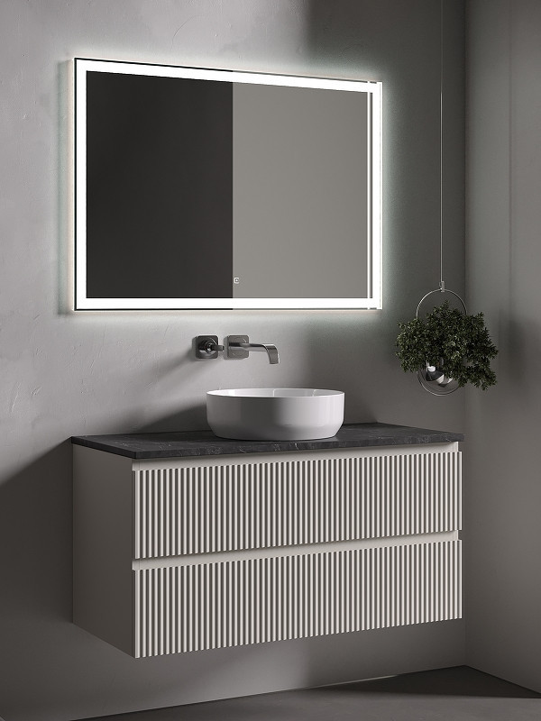 Тумба под раковину Sancos Snob R 100 SNR100CE подвесная Beige Soft