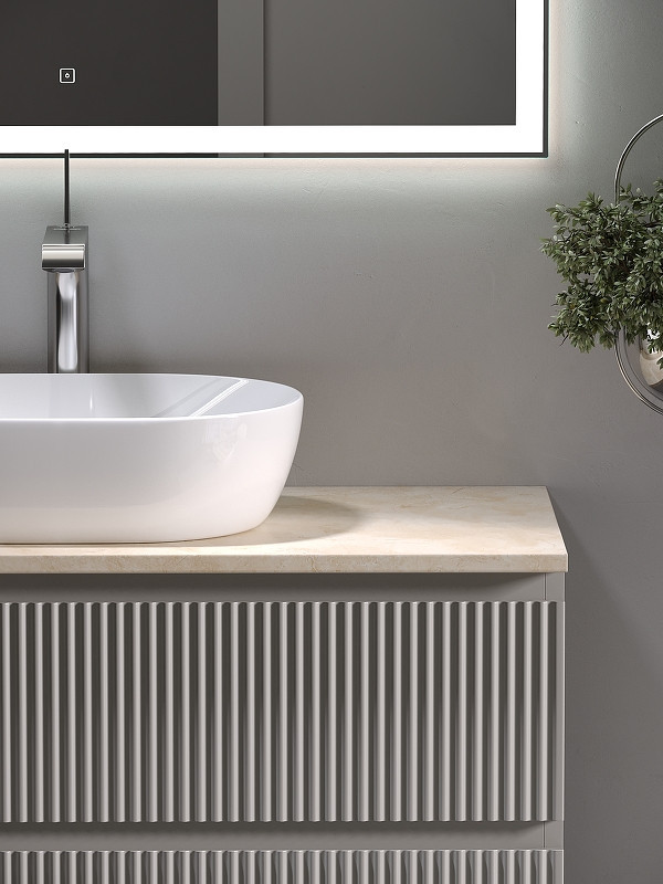 Тумба под раковину Sancos Snob R 100 SNR100CE подвесная Beige Soft
