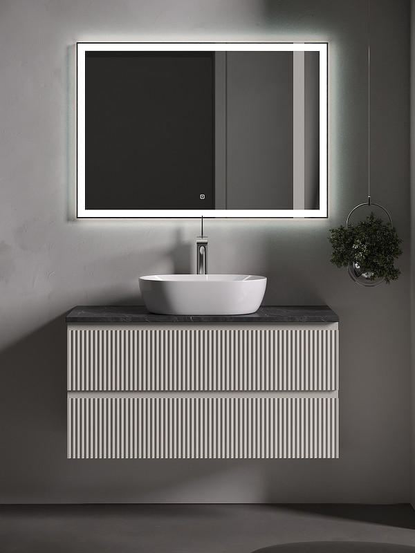 Тумба под раковину Sancos Snob R 100 SNR100CE подвесная Beige Soft