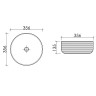 Раковина-чаша Ceramicanova Element 36 CN6073MDH Темный антрацит матовый