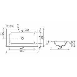 Раковина Ceramicanova GRACE 101 CN7013MC цвет Капучино матовый