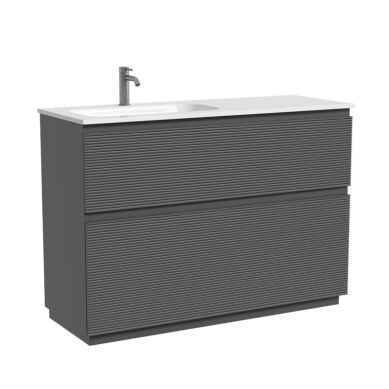 Тумба под раковину Sancos Folk Floor 119 FL120FLGS цвет Grey soft