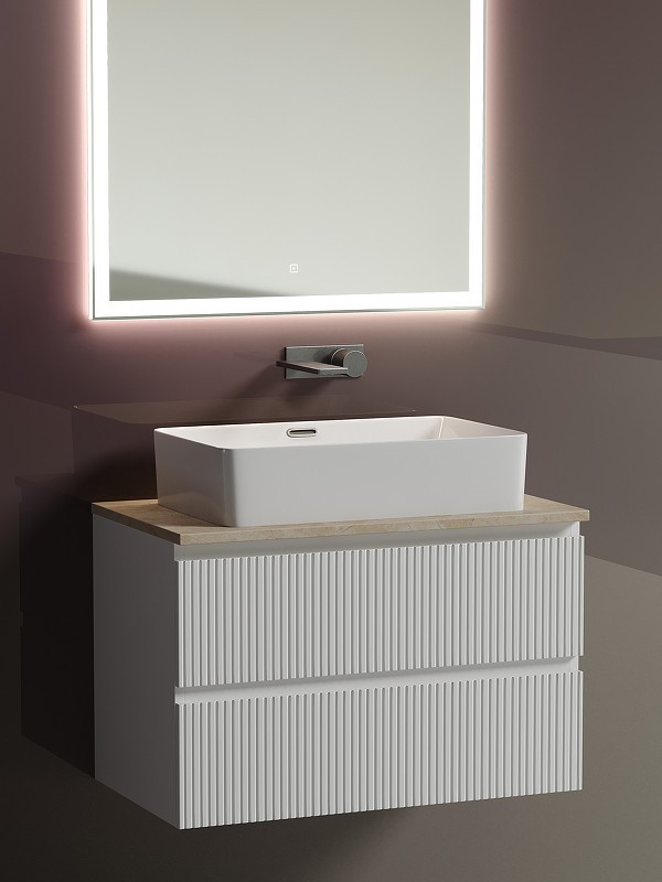 Тумба под раковину Sancos Snob T 80 SNT80W подвесная Bianco