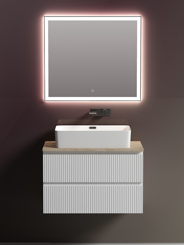 Тумба под раковину Sancos Snob T 80 SNT80W подвесная Bianco