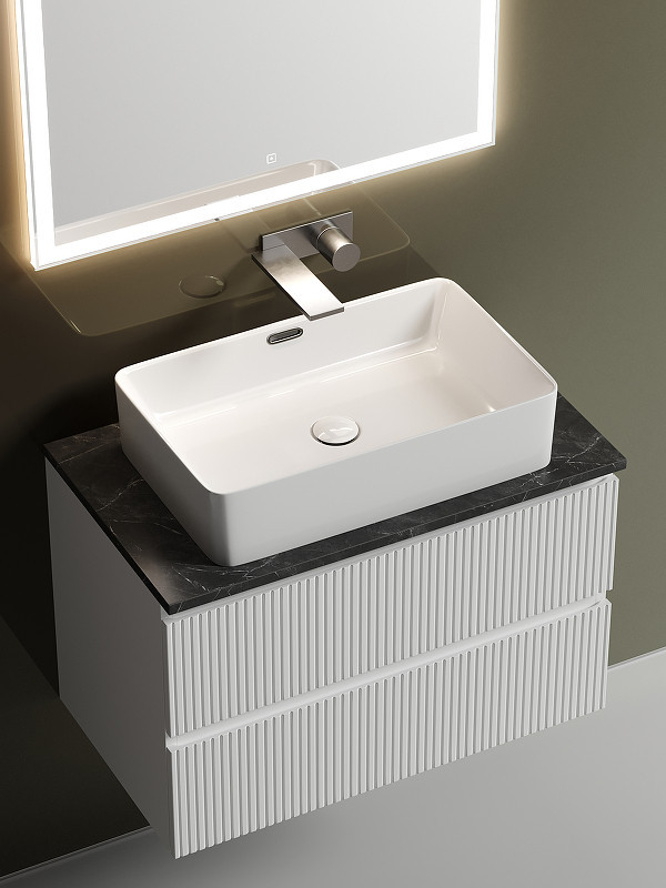 Тумба под раковину Sancos Snob T 80 SNT80W подвесная Bianco