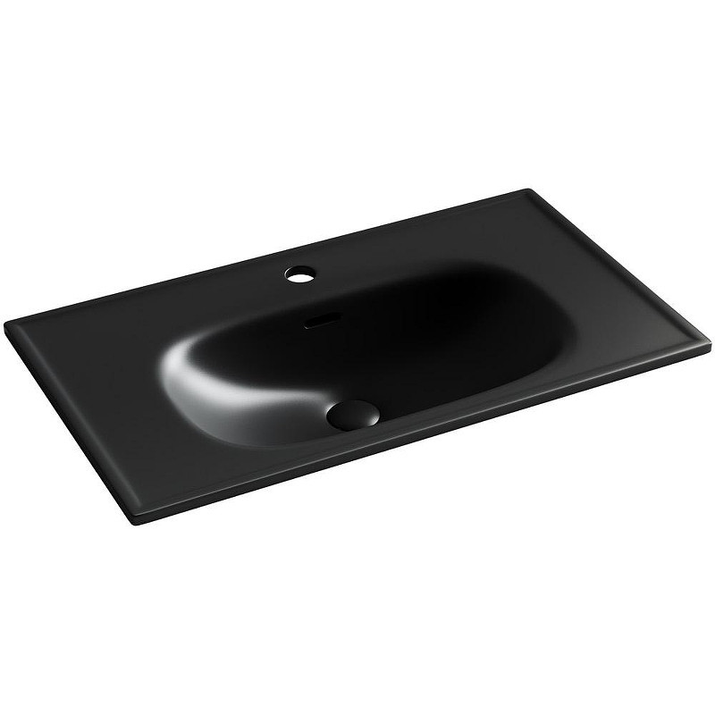 Раковина Ceramicanova Sabo 80 CN13002MB Черная матовая