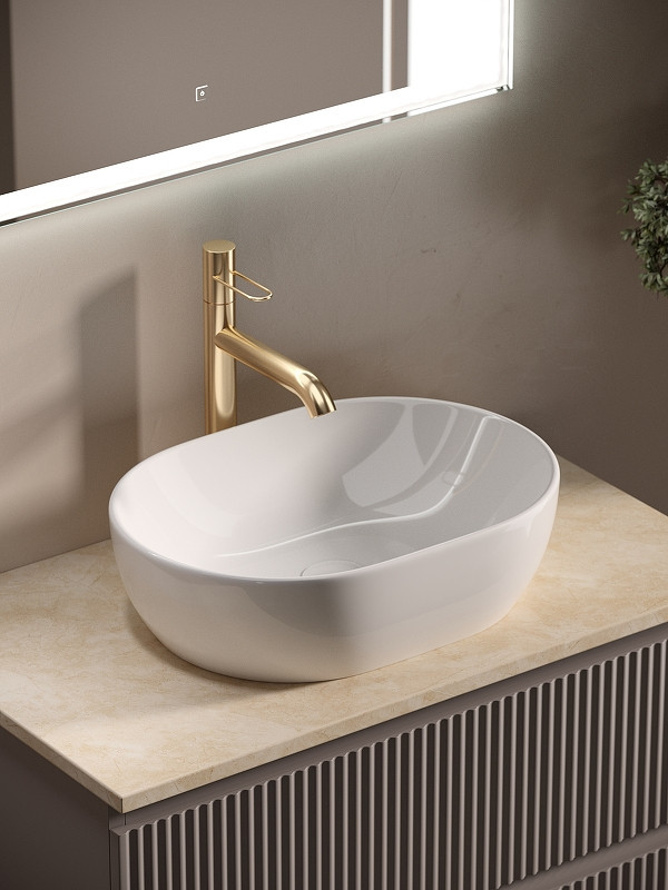 Тумба под раковину Sancos Snob R 80 SNR80SM подвесная Doha Soft