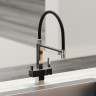 Смеситель для кухни Sancos Moro SC4006CH Хром Черный