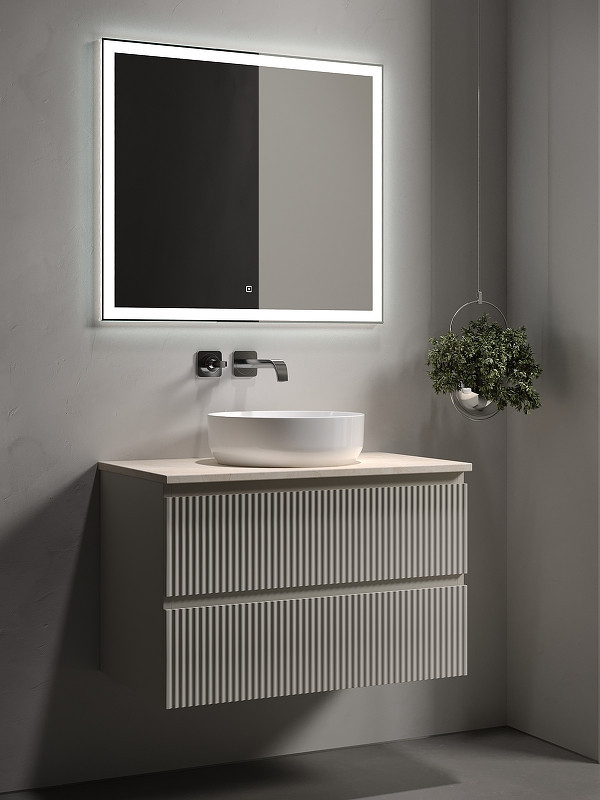 Тумба под раковину Sancos Snob R 80 SNR80CE подвесная Beige Soft