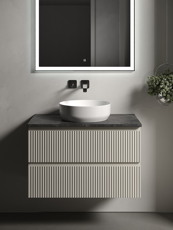 Тумба под раковину Sancos Snob R 80 SNR80CE подвесная Beige Soft