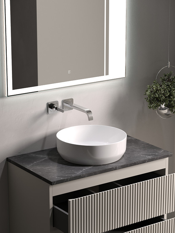 Тумба под раковину Sancos Snob R 80 SNR80CE подвесная Beige Soft