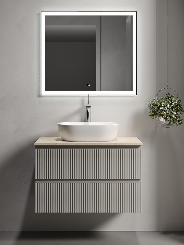 Тумба под раковину Sancos Snob R 80 SNR80CE подвесная Beige Soft