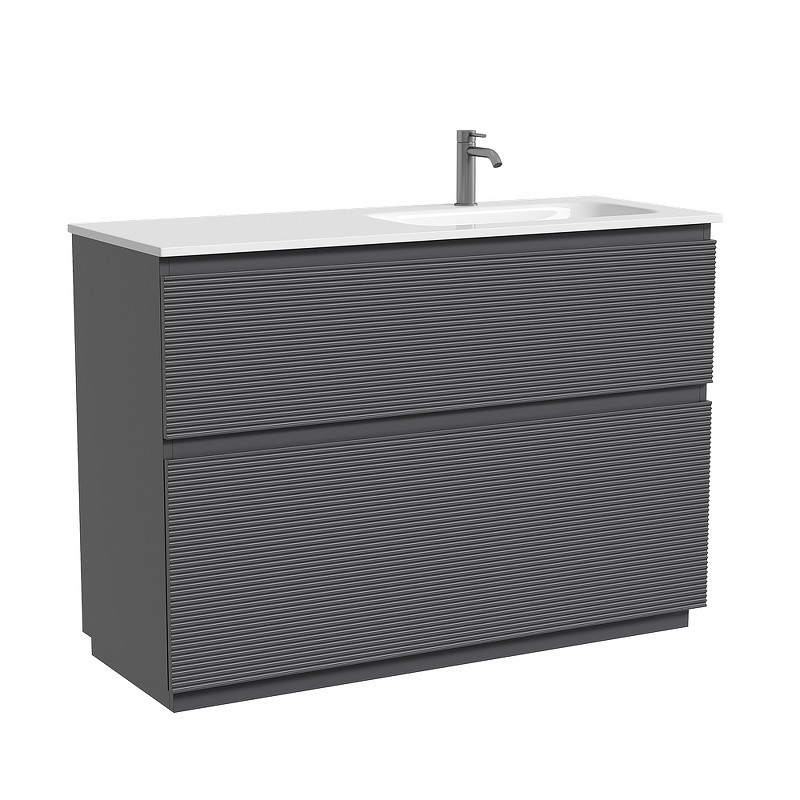 Тумба под раковину Sancos Folk Floor 119 FL120FRGS цвет Grey soft